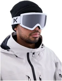 Anon Helix 2.0 Goggles + Bonus Lens White (Lens: Perceive Sunny Onyx) -Masque De Ski anon helix 2 0 goggles bonus lens white lens perceive sunny onyx 3