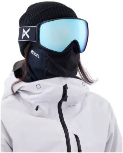 Anon M4S Toric Goggles + Bonus Lens + MFI Face Mask Black (Lens: Perceive Variable Blue) -Masque De Ski anon m4s toric goggles bonus lens mfi face mask black lens perceive variable blue 3