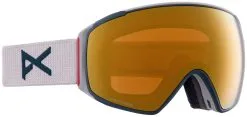 Anon M4S Toric Goggles + Bonus Lens + MFI Face Mask Warm Gray (Lens: Perceive Sunny Bronze)