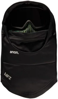 Anon MFI Hooded Balaclava -Masque De Ski anon mfi hooded balaclava squares black 003 one size squares black 003 0