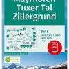 Kompass Carte Randonnée 037 Mayrhofen, Tuxer Tal, Zillergrund -Masque De Ski kompass wandelkaart 037 mayrhofen tuxer tal zillergrund 0