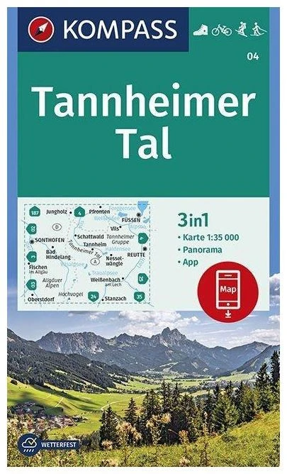 Kompass Carte Randonnée 04 Tannheimer Tal 3 Kompass Carte Randonnée 04 Tannheimer Tal