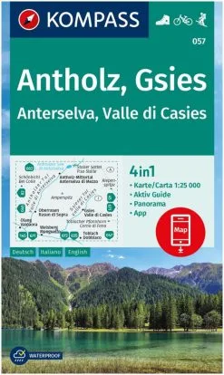 Kompass Carte Randonnée 057 Antholz, Gsies