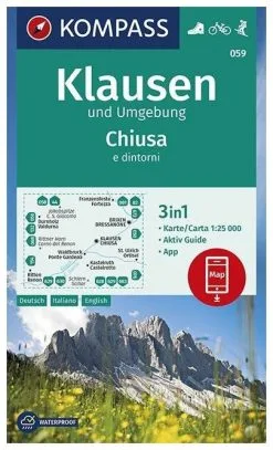Kompass Carte Randonnée 059 Klausen En Environs