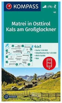 Kompass Carte Randonnée 46 Matrei En Osttirol - Kals Am Großglockner
