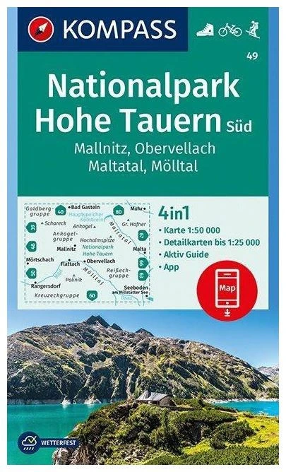 Kompass Carte Randonnée 49 Parc National Hautes Tauern Sud 3 Kompass Carte Randonnée 49 Parc National Hautes Tauern Sud