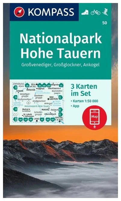 Kompass Carte Randonnée 50 Parc National Hautes Tauern 3 Kompass Carte Randonnée 50 Parc National Hautes Tauern