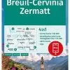 Kompass Carte Randonnée 87 Breuil, Cervinia, Zermatt -Masque De Ski kompass wandelkaart 87 breuil cervinia zermatt 0