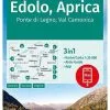Kompass Carte Randonnée 94 Edolo, Aprica, Ponte DO Legno -Masque De Ski kompass wandelkaart 94 edolo aprica ponte di legno 0