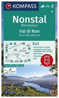Kompass Carte Randonnée 95 Val DO Non, Nonstal