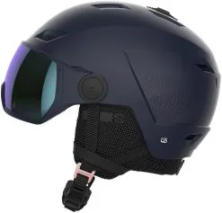 Salomon Icon LT Visor Photo Sigma -Masque De Ski salomon icon lt visor photo sigma wisteria navy s 53 56 cm wisteria navy 1