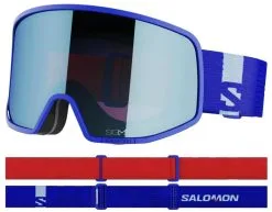 Salomon LO FI Sigma Race Blue (Lens: SIGMA Sky Blue) -Masque De Ski salomon lo fi sigma race blue lens sigma sky blue 1