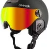 Sinner Bullit Visor 1 Sinner Bullit Visor -Masque De Ski sinner bullit visor matte white red mirror 1