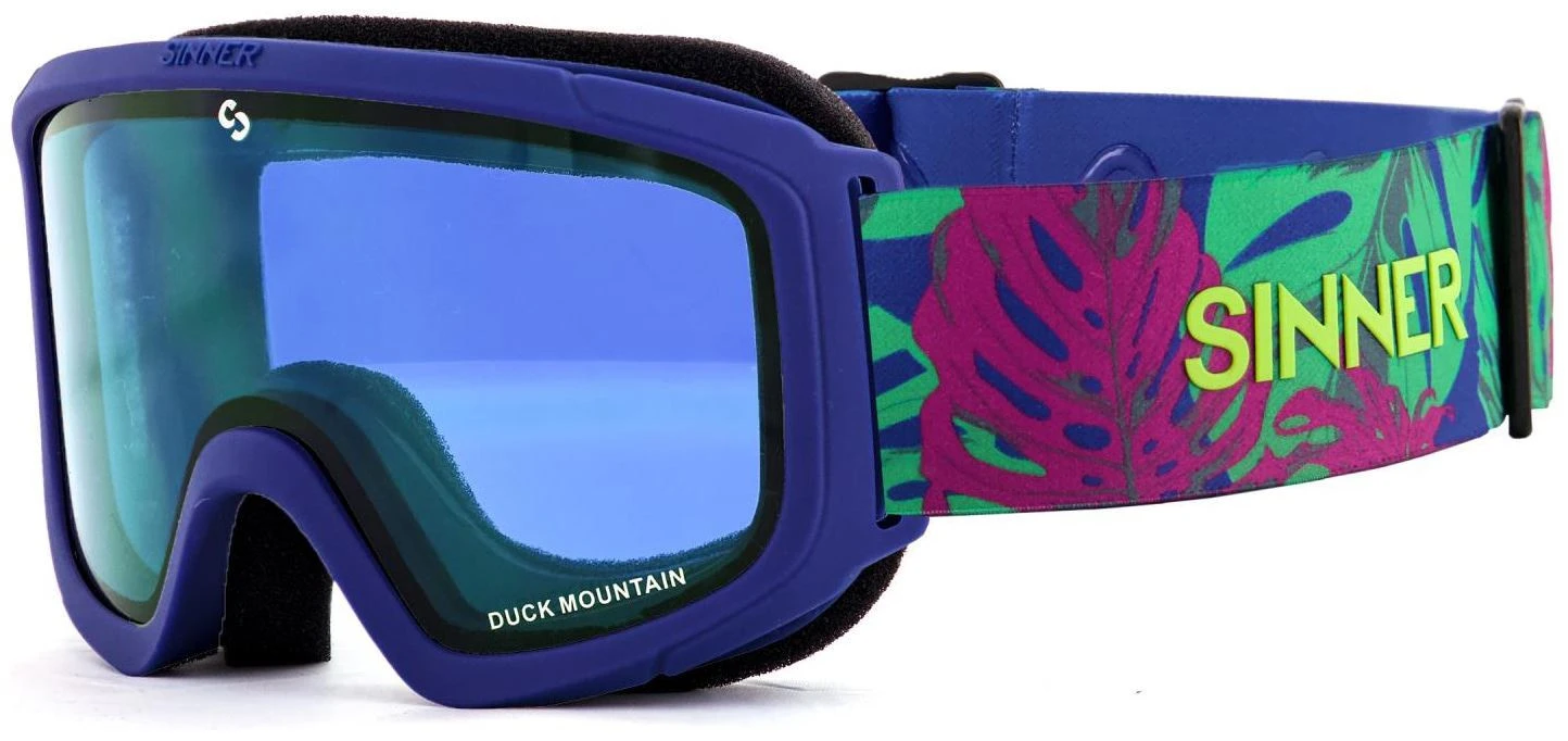 Sinner Duck Mountain Matte Blue (Lens: Full Blue Mirror) 3 Sinner Duck Mountain Matte Blue (Lens: Full Blue Mirror)