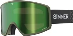 Sinner Sin Valley+ -Masque De Ski sinner sin valley matte moss green green mirror one size matte moss green green mirror 0