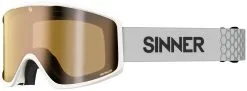 Sinner Sin Valley S Matte White (Lens: Double Gold Mirror) -Masque De Ski sinner sin valley s matte white lens double gold mirror 1