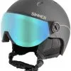 Sinner Titan Visor 2 Sinner Titan Visor -Masque De Ski sinner titan visor matte dark grey lens blue mirror cat 2 0