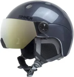 Sinner Titan Visor 9 Sinner Titan Visor -Masque De Ski sinner titan visor matte grey gold mirror 20 1
