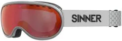 Sinner Vorlage Matte Light Grey (Lens: Double Full Red Mirror Vent)