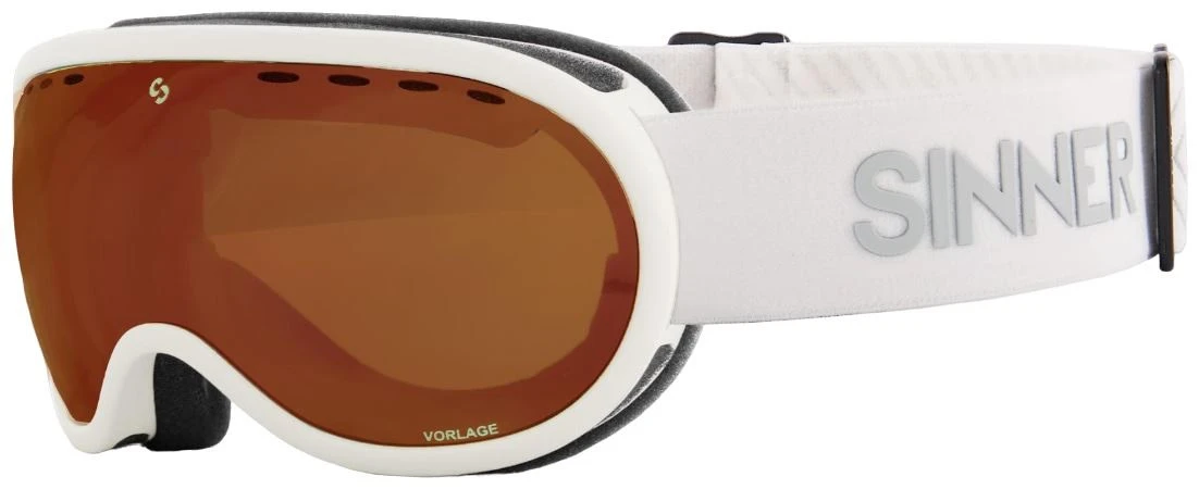 Sinner Vorlage Matte White (Lens: Orange Sintec Vent) 3 Sinner Vorlage Matte White (Lens: Orange Sintec Vent)