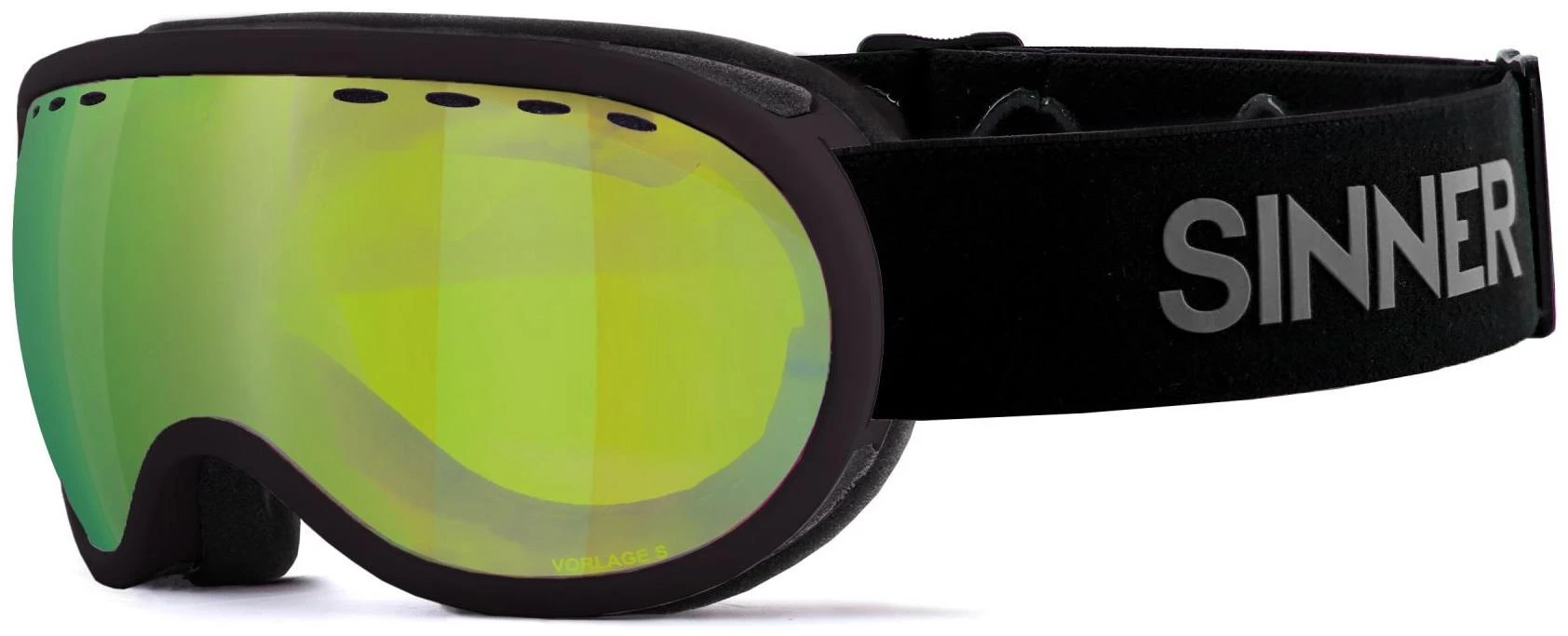 Sinner Vorlage S Matte Black (Lens: Full Orange Mirror Vent) 3 Sinner Vorlage S Matte Black (Lens: Full Orange Mirror Vent)