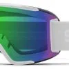 Smith Squad S White Vapor (Lens: ChromaPop Everyday Green Mirror) -Masque De Ski smith squad s white vapor lens chromapop everyday green mirror 0
